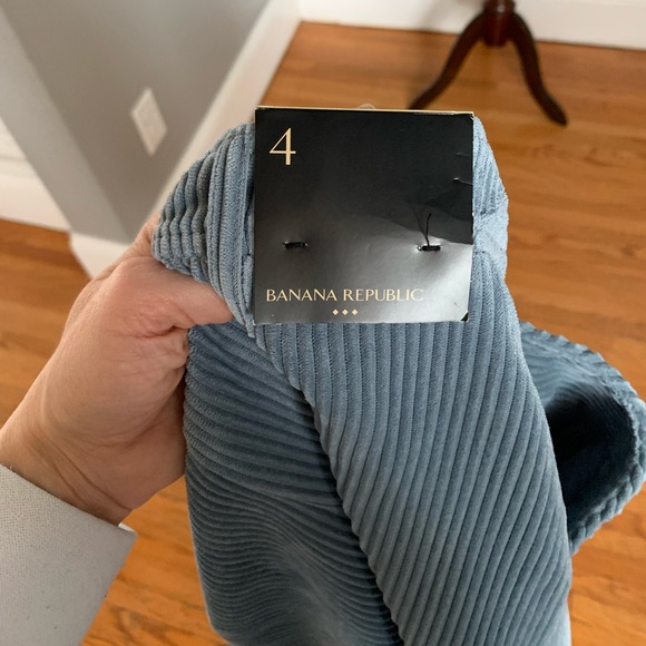 NWT Banana Republic Blue Corduroy Skirt - Picture 5 of 7